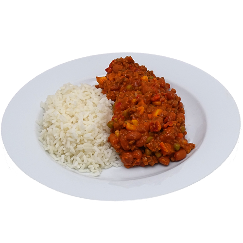 Chili con carne met zilvervlies (zoutarm/natriumarm)